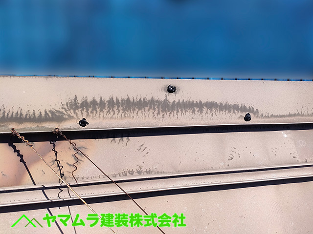 04．豊明市　トタン屋根修理　工事完了写真