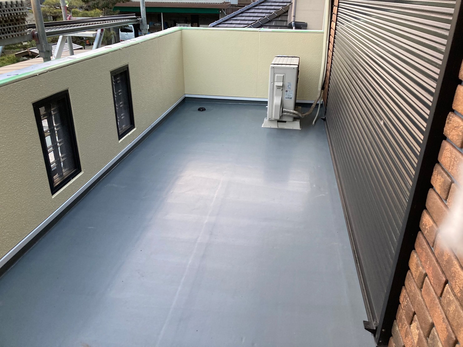 春日井市のベランダ防水工事