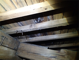 室内への雨漏り