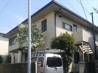 棟板金が剥がれお問合せを頂いたお客様邸