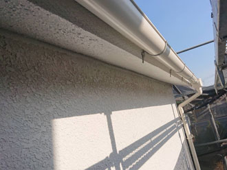 新規に雨樋を設置