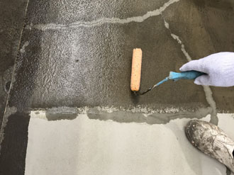 樹脂モルタル塗布