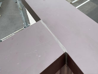 笠木の工事完了