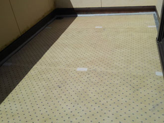 通気シート敷設