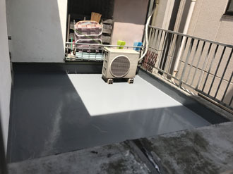 ウレタン防水完了