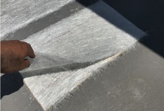 FRP防水の部分補修防水工事