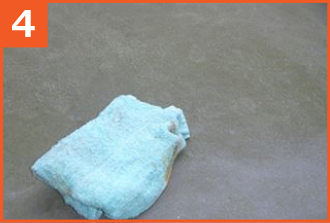 ベランダの油膜除去