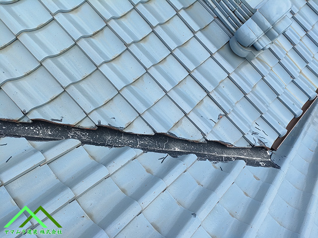 コールタールを塗布