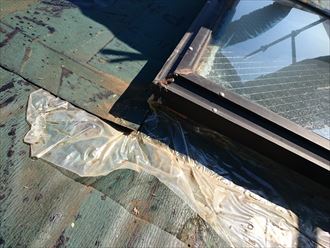 天窓周辺の様子