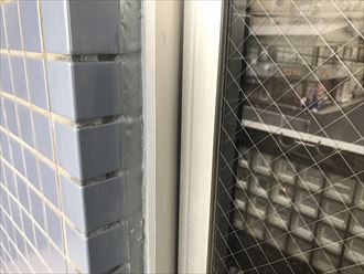 目地のシーリング補修が完了