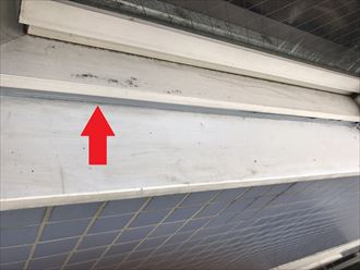 サッシ廻りのシーリングを補修