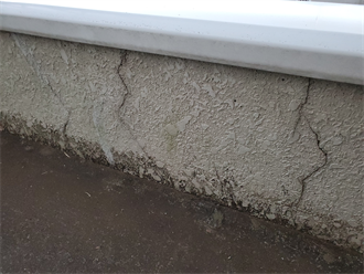 防水立ち上がりにもクラック