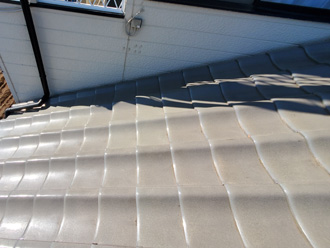 下屋の状態を確認