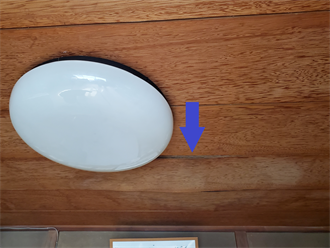 和室天井の雨漏り