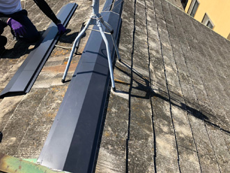 棟板金交換工事　完工