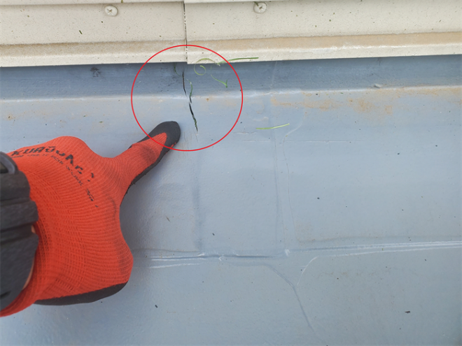 千葉市緑区おゆみ野中央にて台風通過時に発生したシート防水からの雨漏りを調査