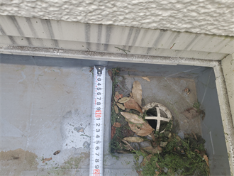 排水口の詰まり