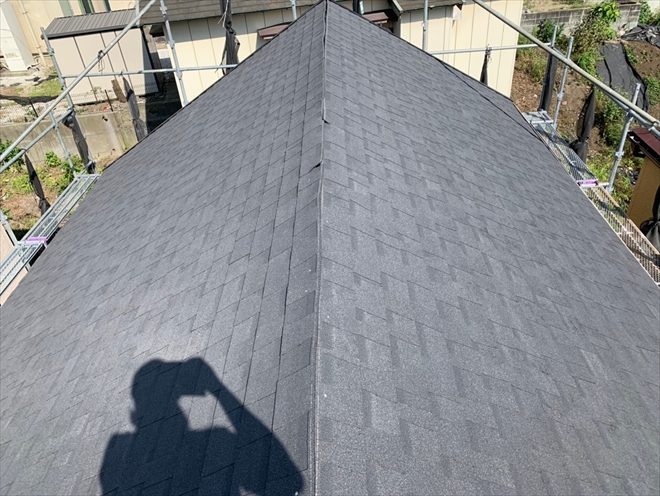 オークリッジスーパー葺きが完了