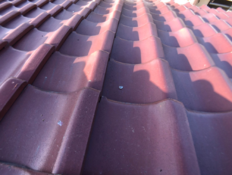 ヒビや割れが発生していない瓦