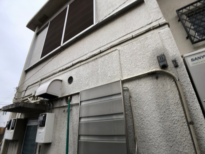 外壁塗装前の雨漏り調査