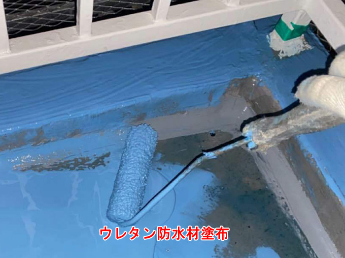 トップコートの仕上げ塗布