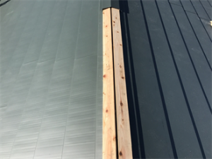 棟板金取り付け