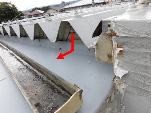 三島市雨漏り板金補修