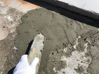 樹脂モルタルによる下地調整