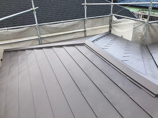 工事完了後の屋根