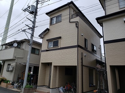 施工後の外観です。