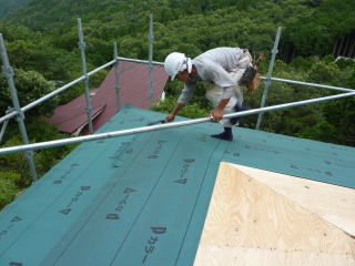 三島市雨漏りルーフィング
