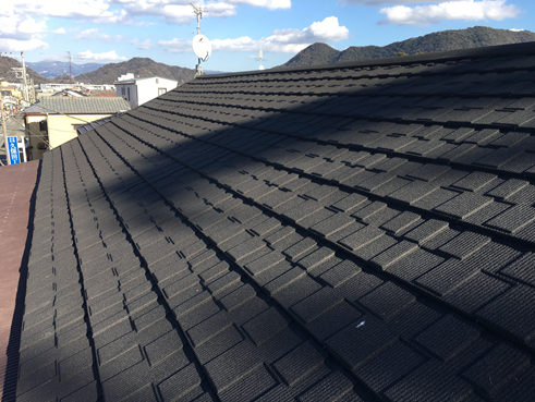 沼津市金属瓦葺き替え完工