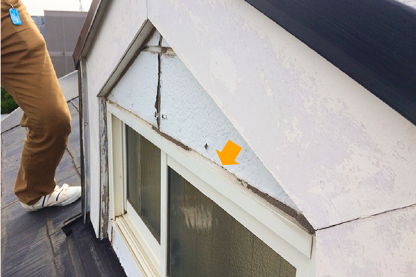 ドーマーの窓まわり