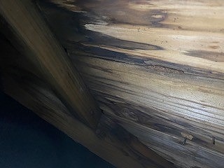 長期雨漏りの室内屋根裏