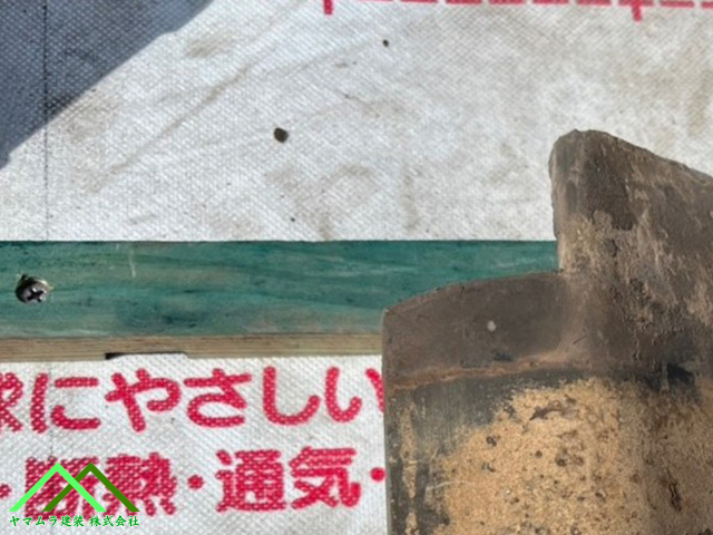 桟木に取り付け