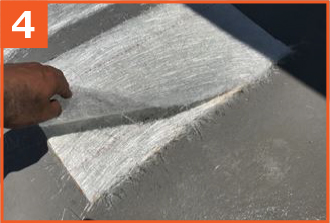 ガラスシート貼り付け