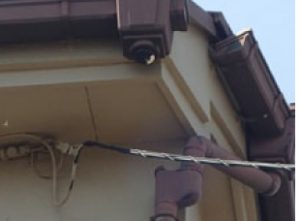 雨樋外れ修理施工前 雨樋外れ修理施工前