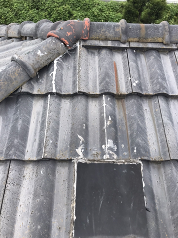 沼津市雨漏り瓦応急処置