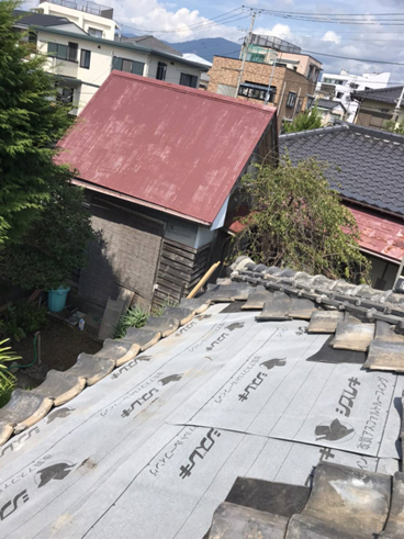 沼津市瓦屋根葺き直し