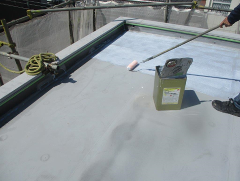 沼津市屋上防水下処理