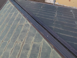 棟板金交換工事　樹脂製貫板のタフモック設置