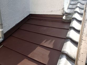 カバー工事完了