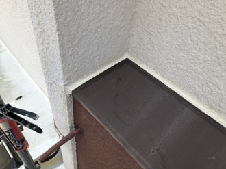 クラックの補修完了