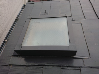 雨漏りを起こした天窓