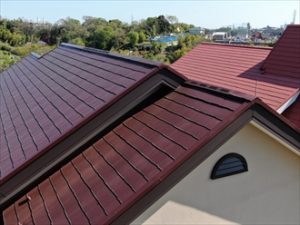 雨漏りを起こしたスレート屋根に不具合が見つからず