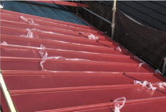 金属屋根を用いたカバー工法