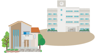 グラウンドなどから近い住まい グラウンドなどから近い住まい