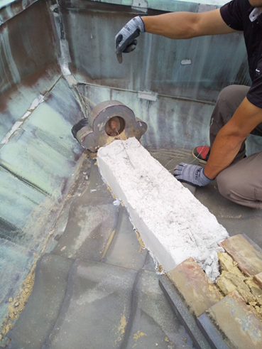 沼津市瓦屋根棟補修