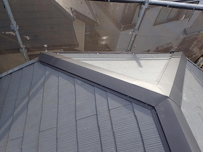 棟板金交換工事施工後