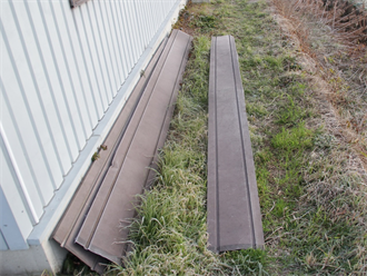 化粧破風板の破損